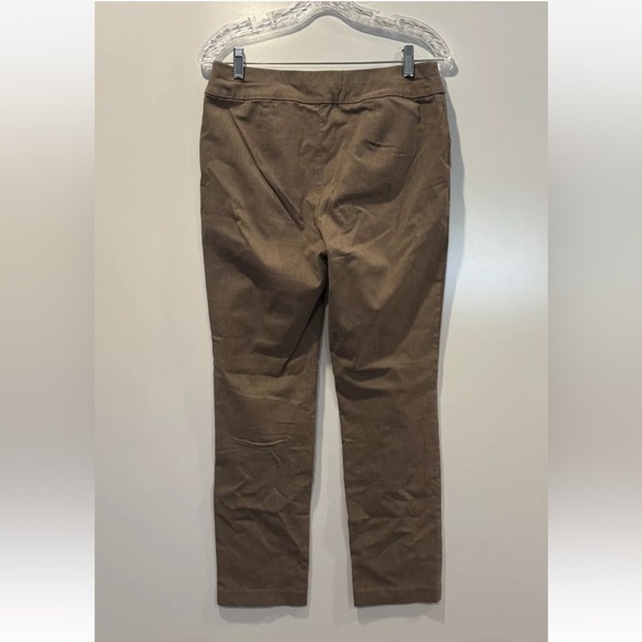 Talbots Brown Heritage Ankle Dress Womens Pants Size 8 (1659) - Picture 3 of 5